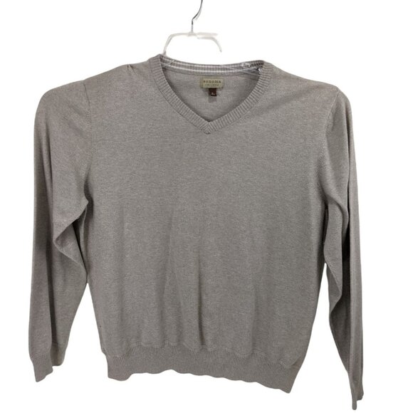 Sonoma X-Large Beige Cotton Pullover V-Neck Sweater 44d - Picture 1 of 7